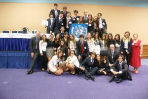 British School Delegation at the MUN-Bahia, photo courtesy of The British School