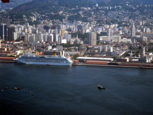 Cruise ship docked in Rio, Brazil News