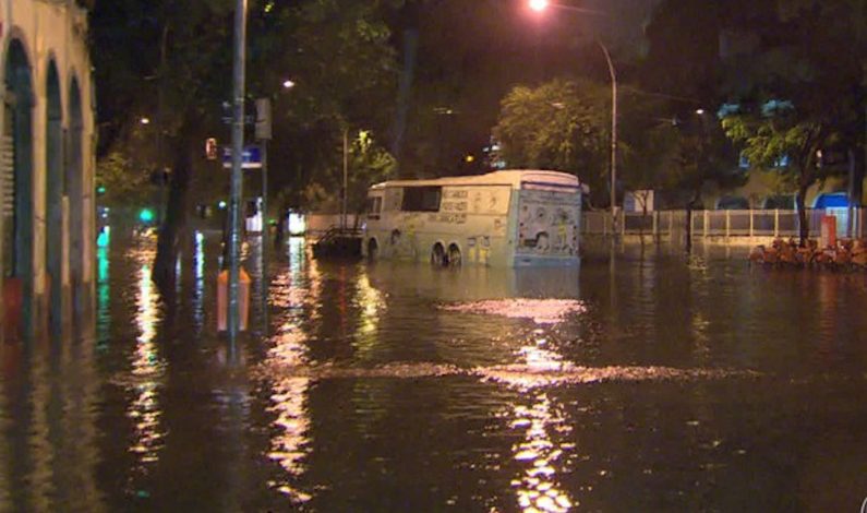 Rio de Janeiro Streets Flooded Due to Heavy Rains