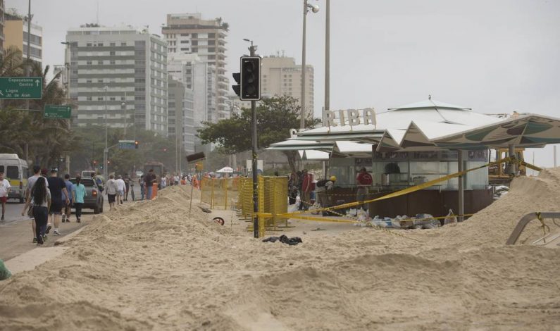 Massive Waves Cause Heavy Damage to Rio’s Leblon Beach