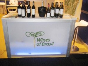 Brazilian Wine Display, photo courtesy of Ibravin